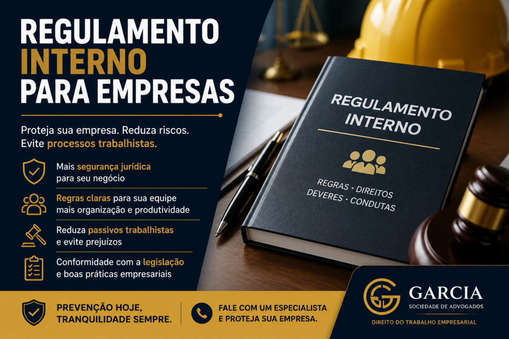 Regulamento interno para empresas e proteção trabalhista