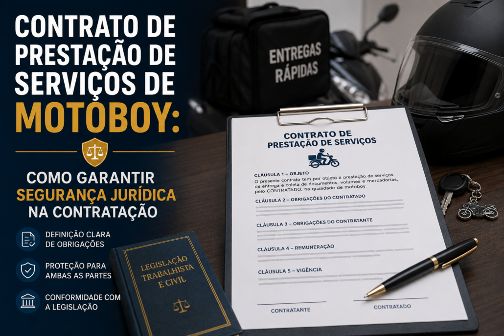 Contrato de serviços de motoboy e contratação segura