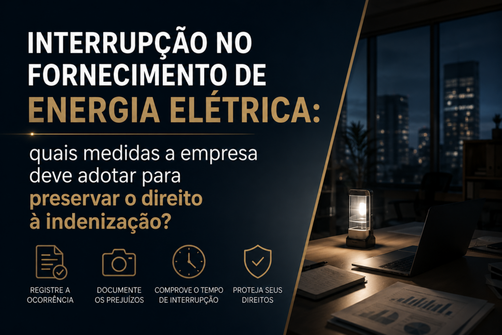 Interrupção de energia elétrica na empresa e direito à indenização